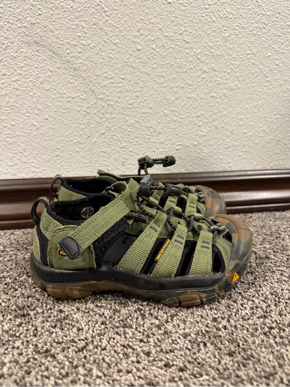 Keen Newport Olive Camouflage Green Closed-Toe Water Sandal
